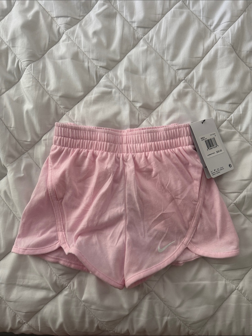 Nike Kids/Girls Pink Dri-FIT Running Shorts